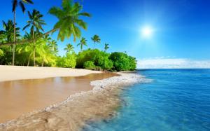 Tropical paradise sunshine wallpaper thumb