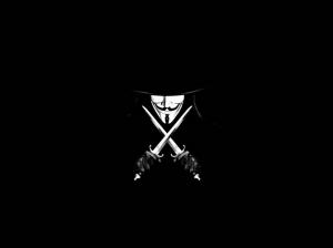 Anonymous Guy Fawkes V for Vendetta black background liberty wallpaper thumb