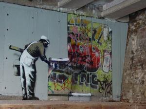 Banksy Graffiti HD wallpaper thumb