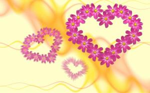 Flowers, Springs, Lovely, Heart wallpaper thumb