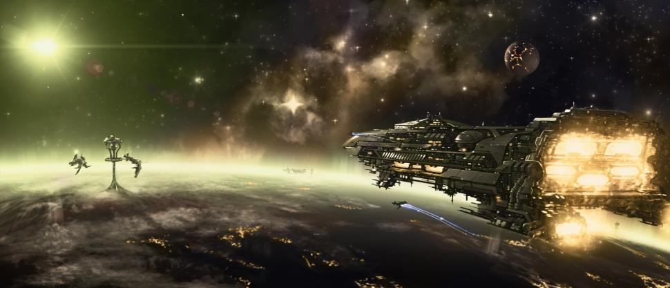 Science Fiction, Space, Spaceship wallpaper,science fiction HD wallpaper,space HD wallpaper,spaceship HD wallpaper,2598x1117 wallpaper