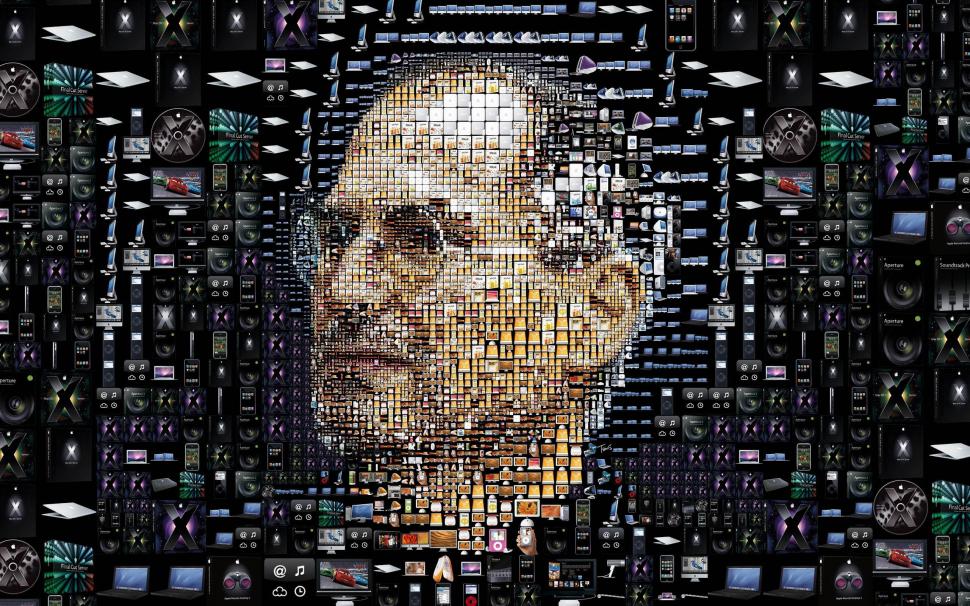 Steve Jobs mosaic wallpaper,male celebrities HD wallpaper,2560x1600 HD wallpaper,apple HD wallpaper,macintosh HD wallpaper,steve jobs HD wallpaper,mosaic HD wallpaper,2560x1600 wallpaper