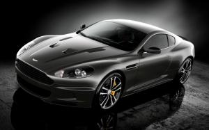 Aston Martin supercar black color wallpaper thumb
