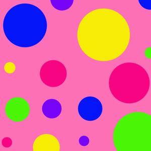 Art, Abstract, Polka Dot, Balls, Color, Pink Background wallpaper thumb
