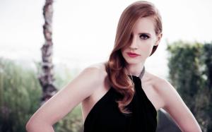Actress Jessica Chastain HD wallpaper thumb