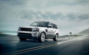 Range Rover SUV Motion Blur HD wallpaper thumb