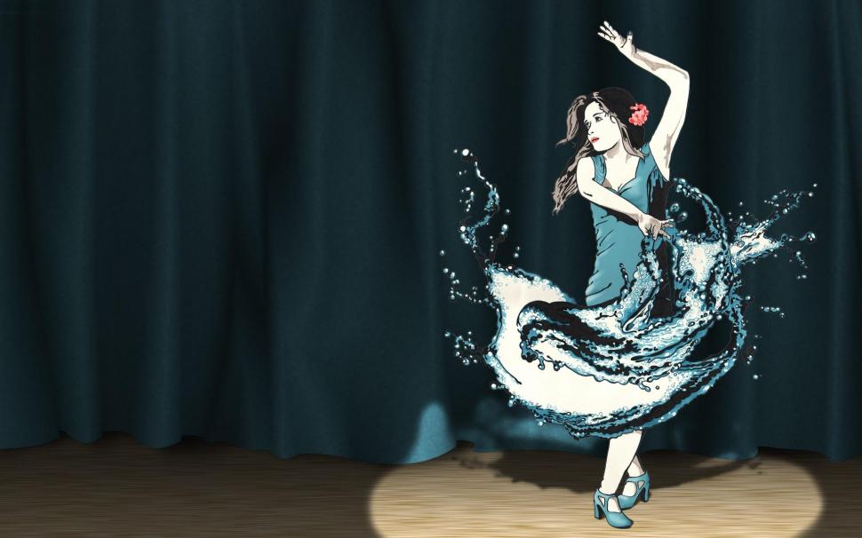 Splash Dance wallpaper,dance HD wallpaper,splash HD wallpaper,creative & graphics HD wallpaper,1920x1200 wallpaper