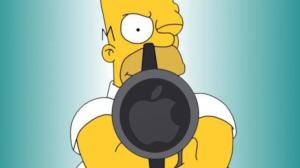 Apple Homer Simpson wallpaper thumb