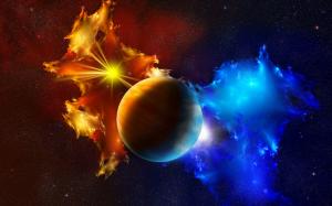 Space, Universe, Abstract, Planets,Colorful, Stars wallpaper thumb