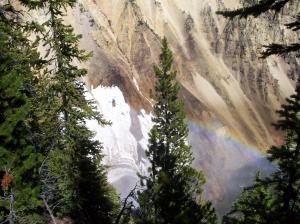 Rainbow At Yellowstone National Park wallpaper thumb