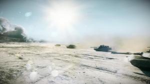 Battlefield Tank Sunlight Desert HD wallpaper thumb