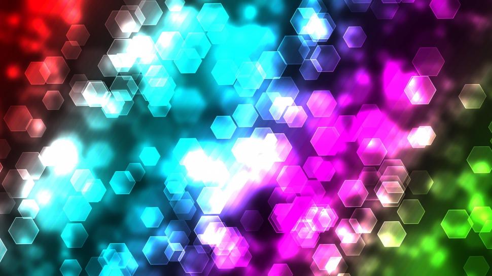Colorful abstract hexagon lights wallpaper,Colorful HD wallpaper,Abstract HD wallpaper,Hexagon HD wallpaper,Lights HD wallpaper,1920x1080 wallpaper