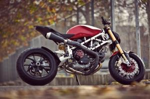 Motorcycles, Ducati, Ducati Monster, Bokeh wallpaper thumb