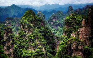 Nature, Landscape, Mountain, Forest, China, Avatar wallpaper thumb