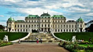 Belvedere Palace Museum In Vienna Austria wallpaper thumb