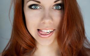 Women, Model, Redhead, Face wallpaper thumb