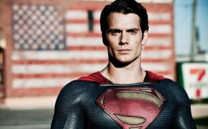 Superman, Movies, Man of Steel, Henry Cavill, American Flag wallpaper thumb