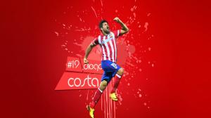 Diego Costa Atletico Madrid FC  HQ wallpaper thumb