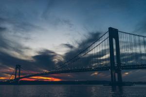 Bridge, Water, Sunset, Clouds wallpaper thumb