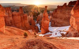 Utah Mountains Rocks Landscape Free Desktop wallpaper thumb