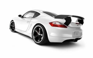 White Porsche Gt wallpaper thumb