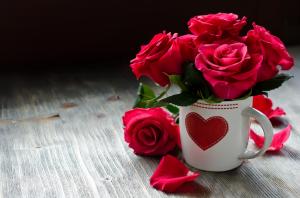 Roses, flowers, heart wallpaper thumb
