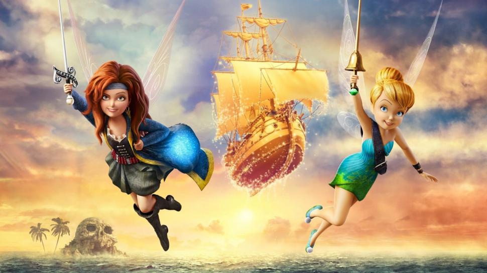 Disney movie, TinkerBell and Pirate Fairy wallpaper,Disney HD wallpaper,Movie HD wallpaper,TinkerBell HD wallpaper,Pirate HD wallpaper,Fairy HD wallpaper,1920x1080 wallpaper