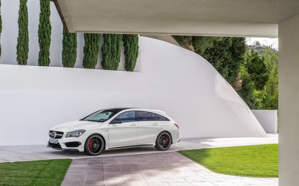 Mercedes CLA 45 AMG 2015 wallpaper,mercedes wallpaper,cla 45 amg wallpaper,1680x1050 wallpaper