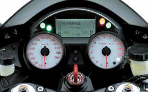 Dash Dashboard Sportbike Kawasaki ZX14 Gauges HD wallpaper thumb