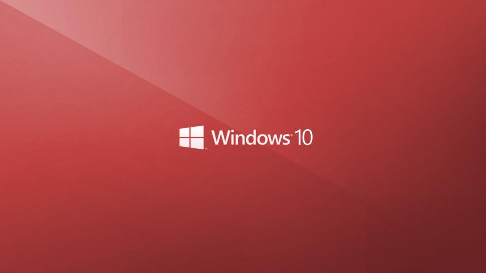 Windows 10, Minimalism, Logo, Red wallpaper,windows 10 HD wallpaper,minimalism HD wallpaper,logo HD wallpaper,red HD wallpaper,1920x1080 wallpaper