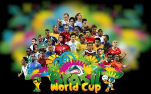Brazil 2014 World Cup Football Stars wallpaper thumb