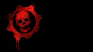 Gears of War Skull Black HD wallpaper thumb
