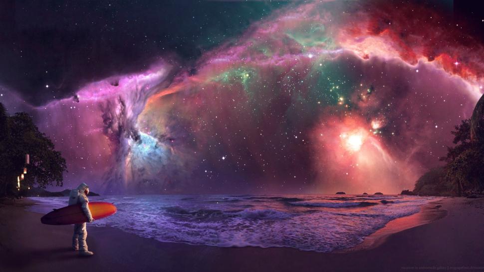 Space, Astronaut, Surfers, Outer Space, Stars wallpaper,space HD wallpaper,astronaut HD wallpaper,surfers HD wallpaper,outer space HD wallpaper,stars HD wallpaper,1920x1080 wallpaper