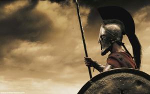 300 Spartan Warrior Gerard Butler HD wallpaper thumb
