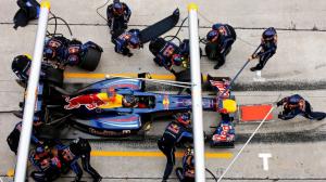 Red Bull Formula One F1 Race Car Pit HD wallpaper thumb