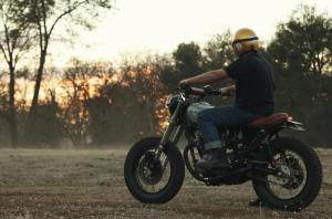 Trial Motor, Motorcycle, Outdoors, Sunset wallpaper thumb