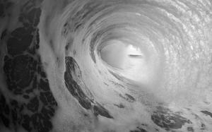 Wave BW Ocean HD wallpaper thumb