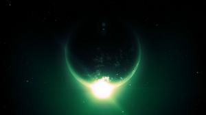 Planet Starlight Green HD wallpaper thumb