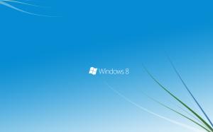 Windows 8, Blue Background, Desktop wallpaper thumb
