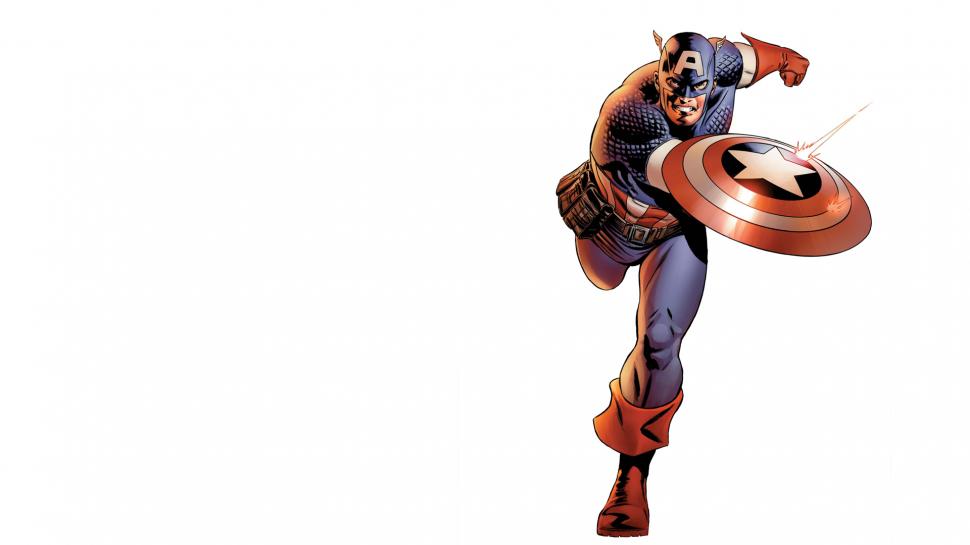 Captain America Shield White HD wallpaper | anime | Wallpaper Better