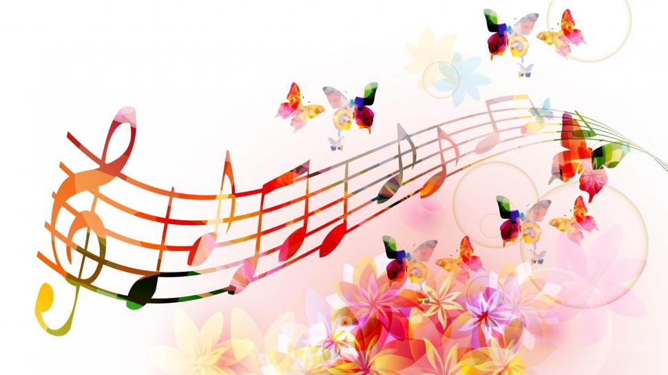 Melody Of Butterfly Wings wallpaper,papillon HD wallpaper,bubbles HD wallpaper,floral HD wallpaper,bright HD wallpaper,music HD wallpaper,flowers HD wallpaper,colorful HD wallpaper,butterflies HD wallpaper,instruments HD wallpaper,blooms HD wallpaper,1920x1080 wallpaper