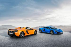 Awesome, McLaren 650S, Sports Cars, Blue Car, Orange Car, Convertible wallpaper thumb