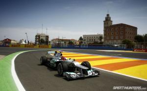 Race Car Formula One F1 Race Track HD wallpaper thumb