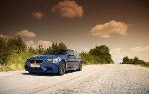 BMW, M5, F10, blue wallpaper thumb