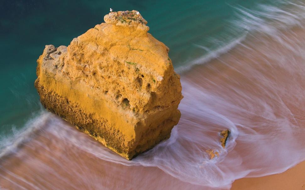 Cliff on the beach wallpaper,beaches HD wallpaper,2560x1600 HD wallpaper,sand HD wallpaper,cliff HD wallpaper,shore HD wallpaper,2560x1600 wallpaper