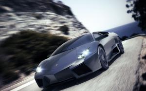 Lamborghini Reventon Motion Blur HD wallpaper thumb