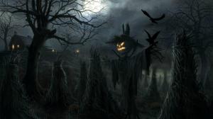 Halloween scarecrow Holidays 2014 wallpaper thumb