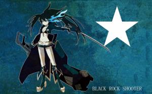 Black Rock Shooter Anime Blue HD wallpaper thumb