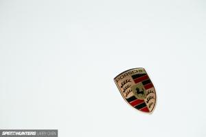 Porsche Logo White HD wallpaper thumb