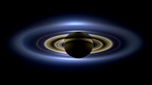 Saturn Planet Black HD wallpaper thumb